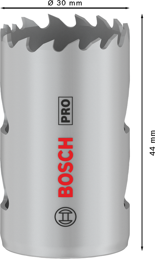 SEGA A TAZZA MULTIMATERIALE BOSCH PRO diametro 30 mm 2608901501