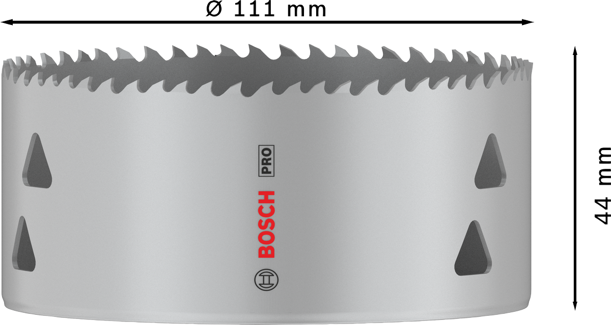 SEGA A TAZZA MULTIMATERIALE BOSCH PRO diametro 111 mm 2608901537