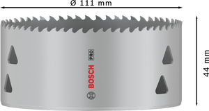 SEGA A TAZZA MULTIMATERIALE BOSCH PRO diametro 111 mm 2608901537