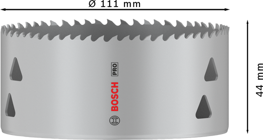 SEGA A TAZZA MULTIMATERIALE BOSCH PRO diametro 111 mm 2608901537