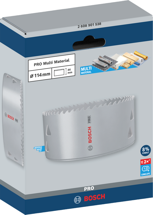 SEGA A TAZZA MULTIMATERIALE BOSCH PRO diametro 114 mm 2608901538