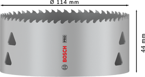 SEGA A TAZZA MULTIMATERIALE BOSCH PRO diametro 114 mm 2608901538