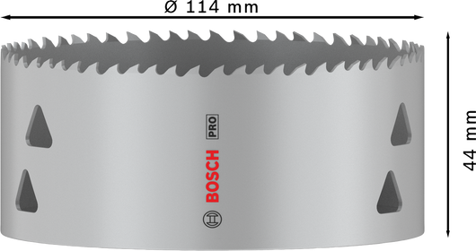 SEGA A TAZZA MULTIMATERIALE BOSCH PRO diametro 114 mm 2608901538