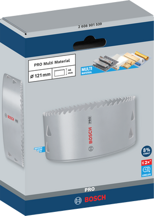 SEGA A TAZZA MULTIMATERIALE BOSCH PRO diametro 121 mm 2608901539