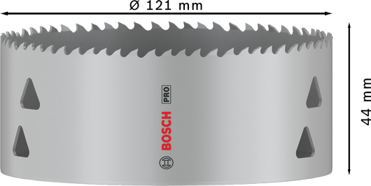 SEGA A TAZZA MULTIMATERIALE BOSCH PRO diametro 121 mm 2608901539