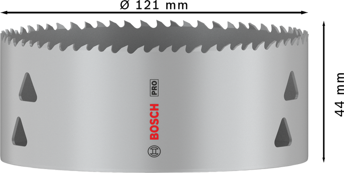 SEGA A TAZZA MULTIMATERIALE BOSCH PRO diametro 121 mm 2608901539