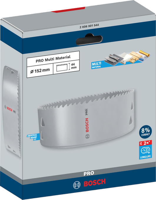 SEGA A TAZZA MULTIMATERIALE BOSCH PRO diametro 152 mm 2608901544