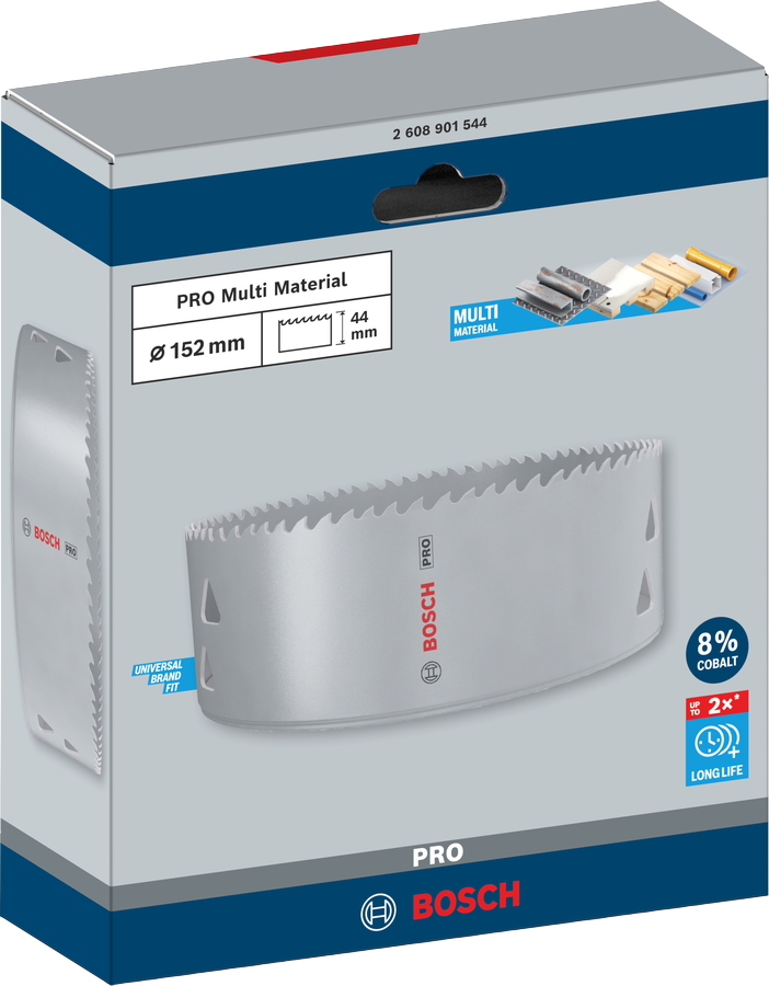 SEGA A TAZZA MULTIMATERIALE BOSCH PRO diametro 152 mm 2608901544