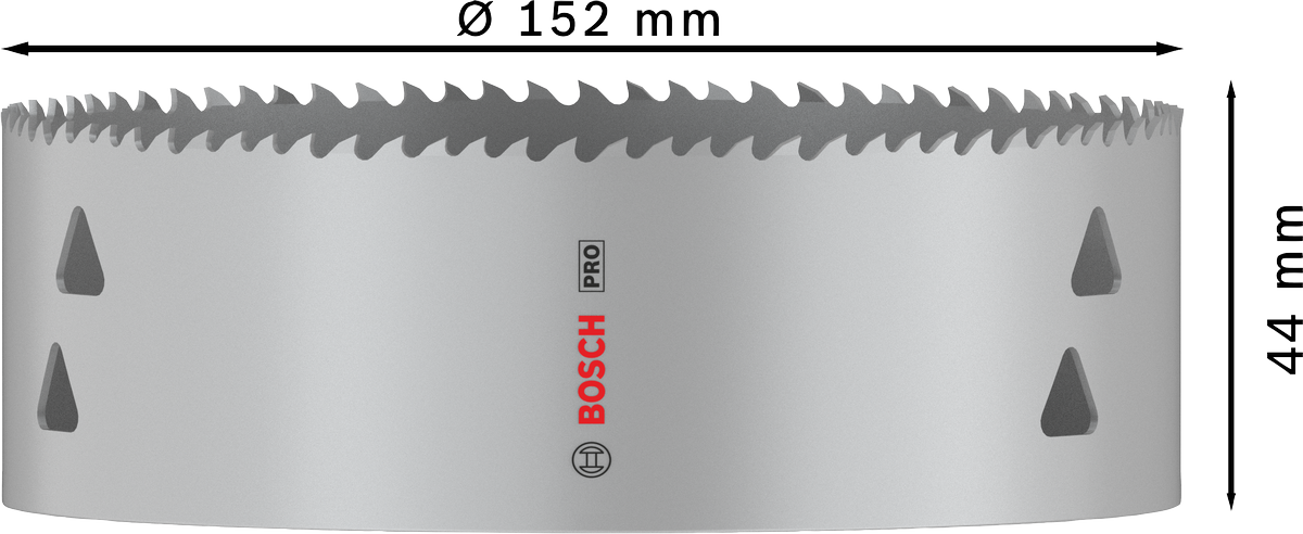 SEGA A TAZZA MULTIMATERIALE BOSCH PRO diametro 152 mm 2608901544