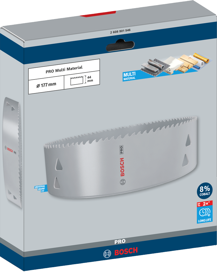 SEGA A TAZZA MULTIMATERIALE BOSCH PRO diametro 177 mm 2608901546