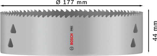 SEGA A TAZZA MULTIMATERIALE BOSCH PRO diametro 177 mm 2608901546