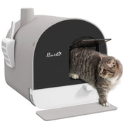 Cassettiera per Gatti con Bandeja ¨C Zephmum ¨C Grigio 43x44x47 cm