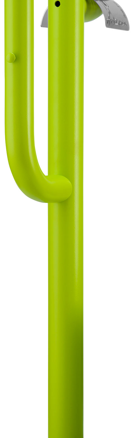 Fontana a Colonna Rubinetto Doppio in Ottone e Porta Tubo Arizona Belfer 42/ARZ Verde Acido