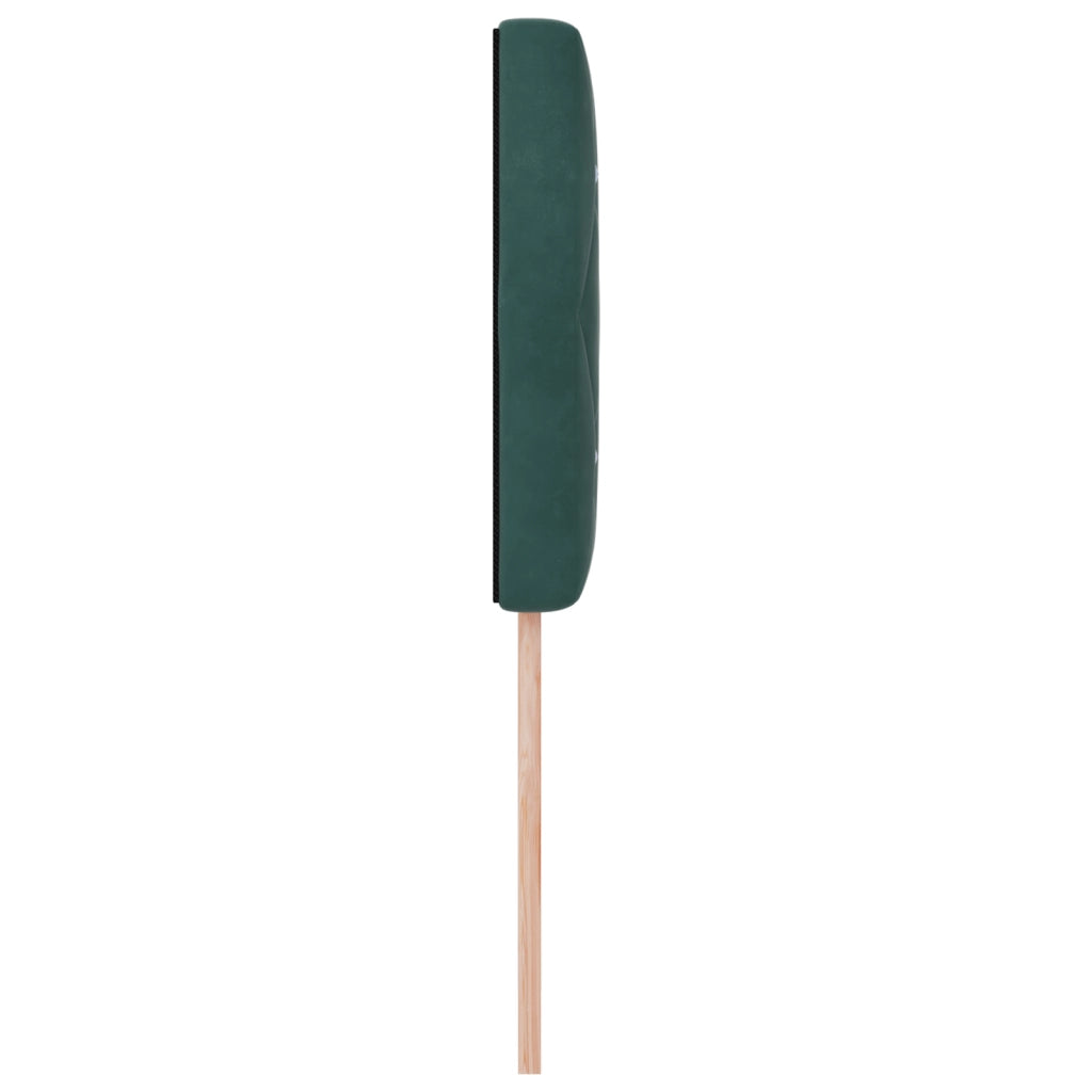 Testiera  con Bottoni in Cristallo Verde Scuro 90 cm in Velluto