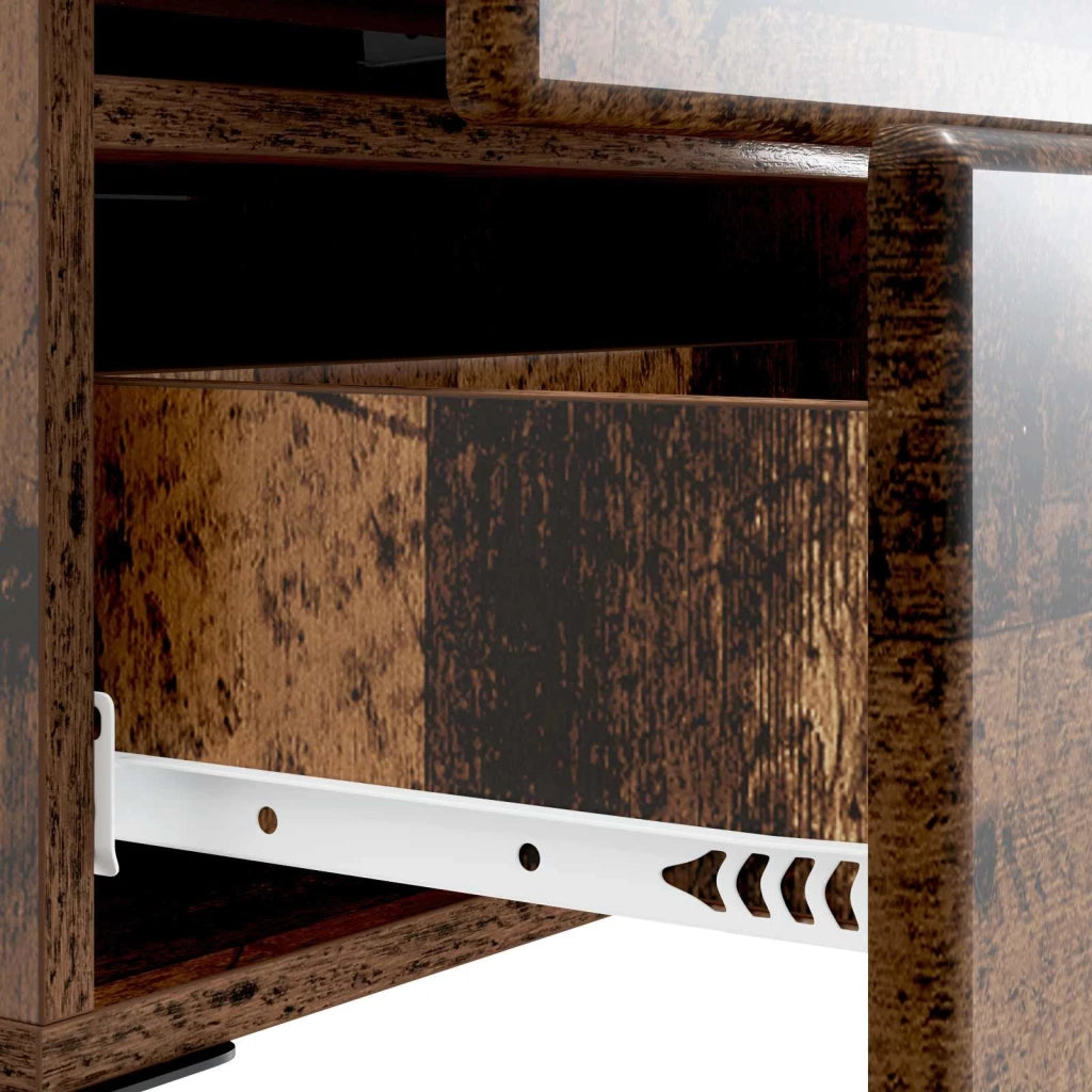 Armadio da Notte con cassetto Legno antico 43 x 34,5 x 47,5 cm 895461
