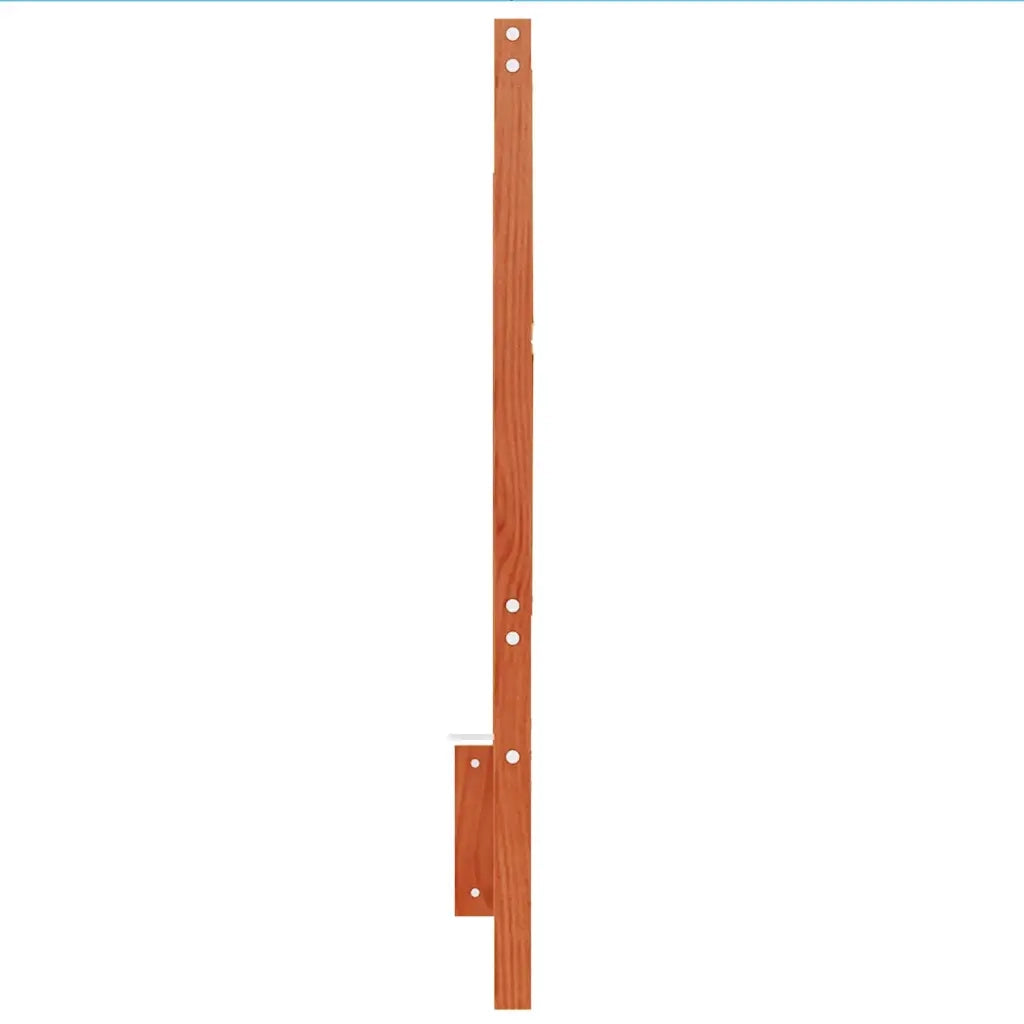 Testiera | Testata Marrone Cera 135 cm in Legno Massello di Pino