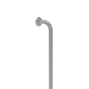 Corrimano verticale di 130 cm in inox lucido