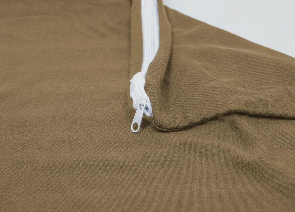 Copridivano Antimacchia Elasticizzato Penisola Componibile Tinta Unita Modello Perfetto - 1+3 - Tortora
