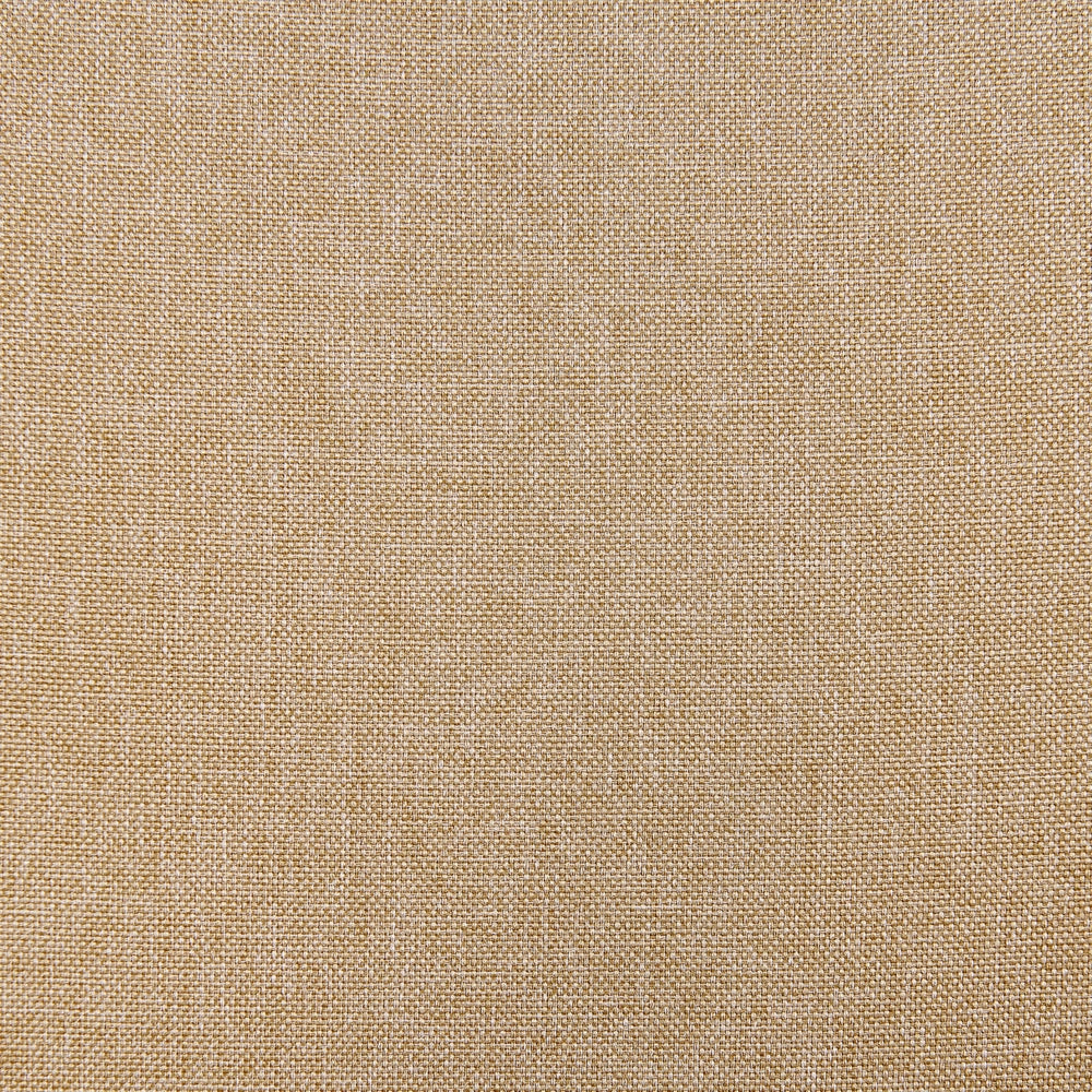 Set di 2 sedie Tessuto poliestere beige sabbia Gambe in legno massello scuro Sedile spesso imbottito