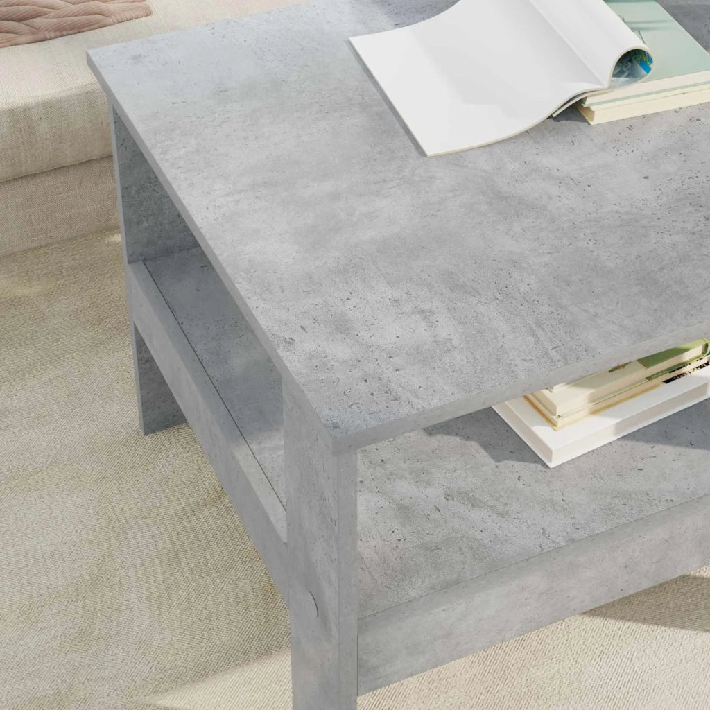 Tavolino da salotto Grigio cemento 57 x 55 x 45 cm 8000247
