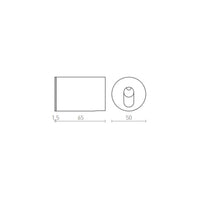 Lampada faretto MEMPHIS R da incasso a parete grigio argento 230V LED 3W 60° 3000K