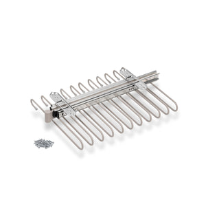 Porta Pantaloni Estraibile per Armadio in Acciaio Emuca Grigio Pietra