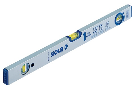 LIVELLA SOLA AVD CON 2 BOLLE + 1 ROTANTE GRADUATA CM60