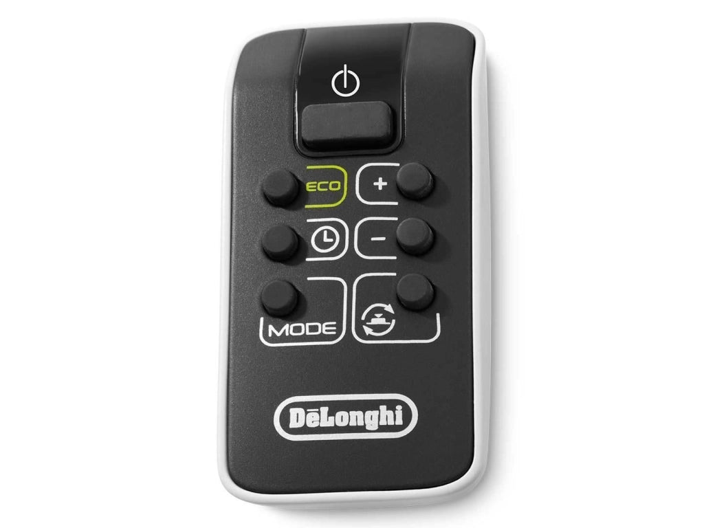 De’Longhi HFX65V20 Interno Nero, Bianco 2000 W Riscaldatore ambiente elettrico con ventilatore