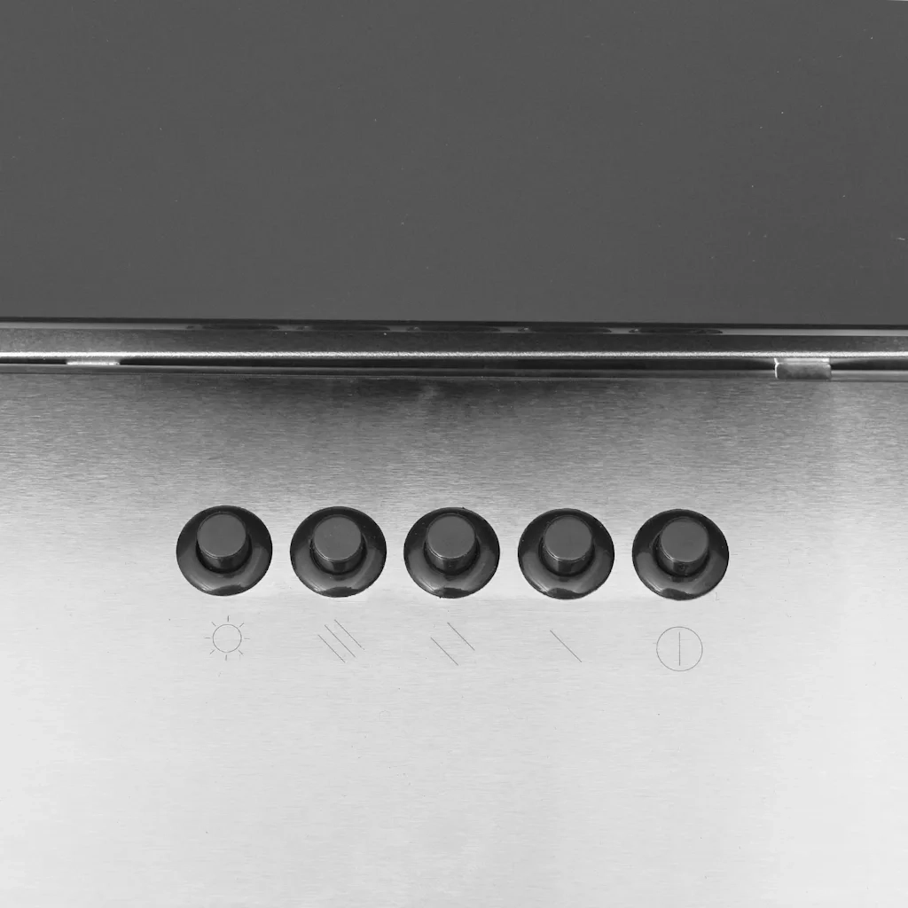 Cappa a Parete 90 cm in Acciaio Inox e Vetro Temperato Argento