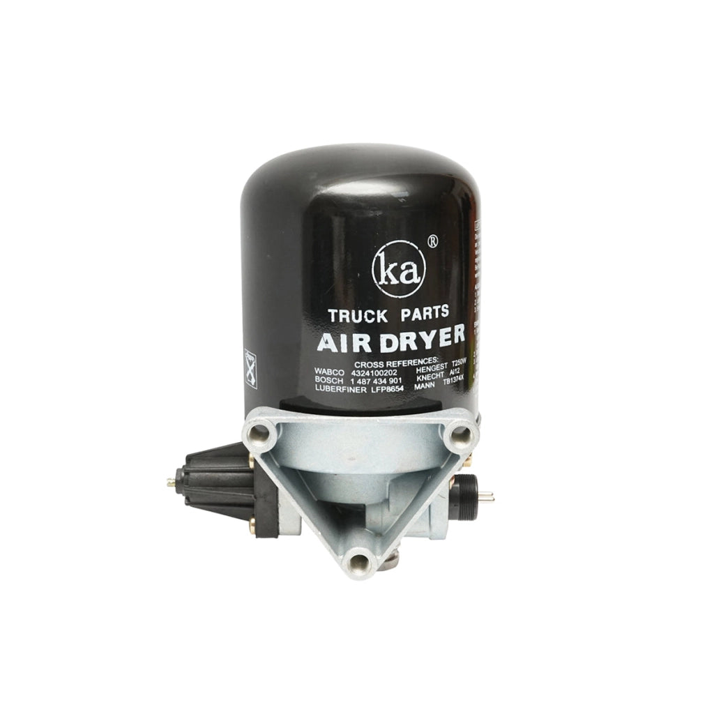 Essiccatore d’aria con filtro per sistema compressore, codici OEM 4324101110, 4324100202, 1487434901, LFP8654, T250W, AI12, TB1374X, Breckner Germany