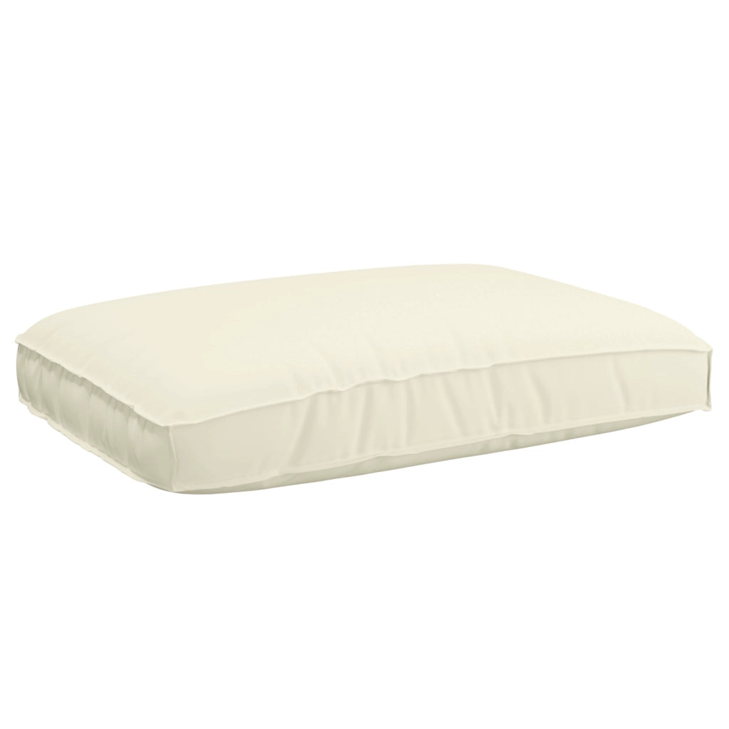 Cuscino per pallet da seduta crema 120x80x12 cm in tessuto Oxford