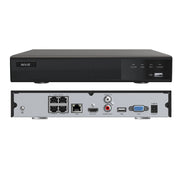 Securvideo Nvr 4Ch PoE 4K Max 9Ch 80 Mbps Hdmi NVRLG-N109EP4