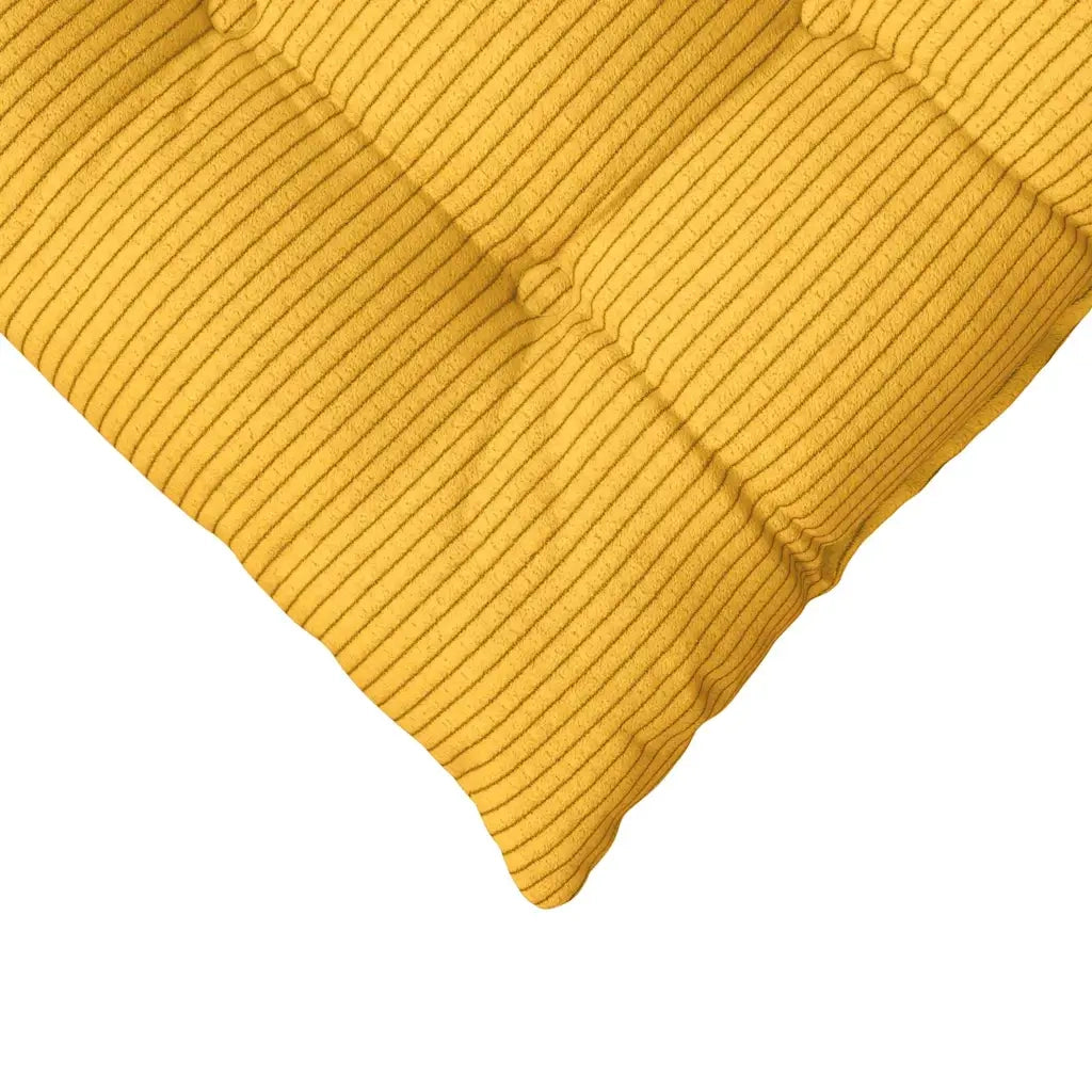 Cuscini per Seduta 4 pcs Giallo Chiaro 40 x 40 x 6 cm