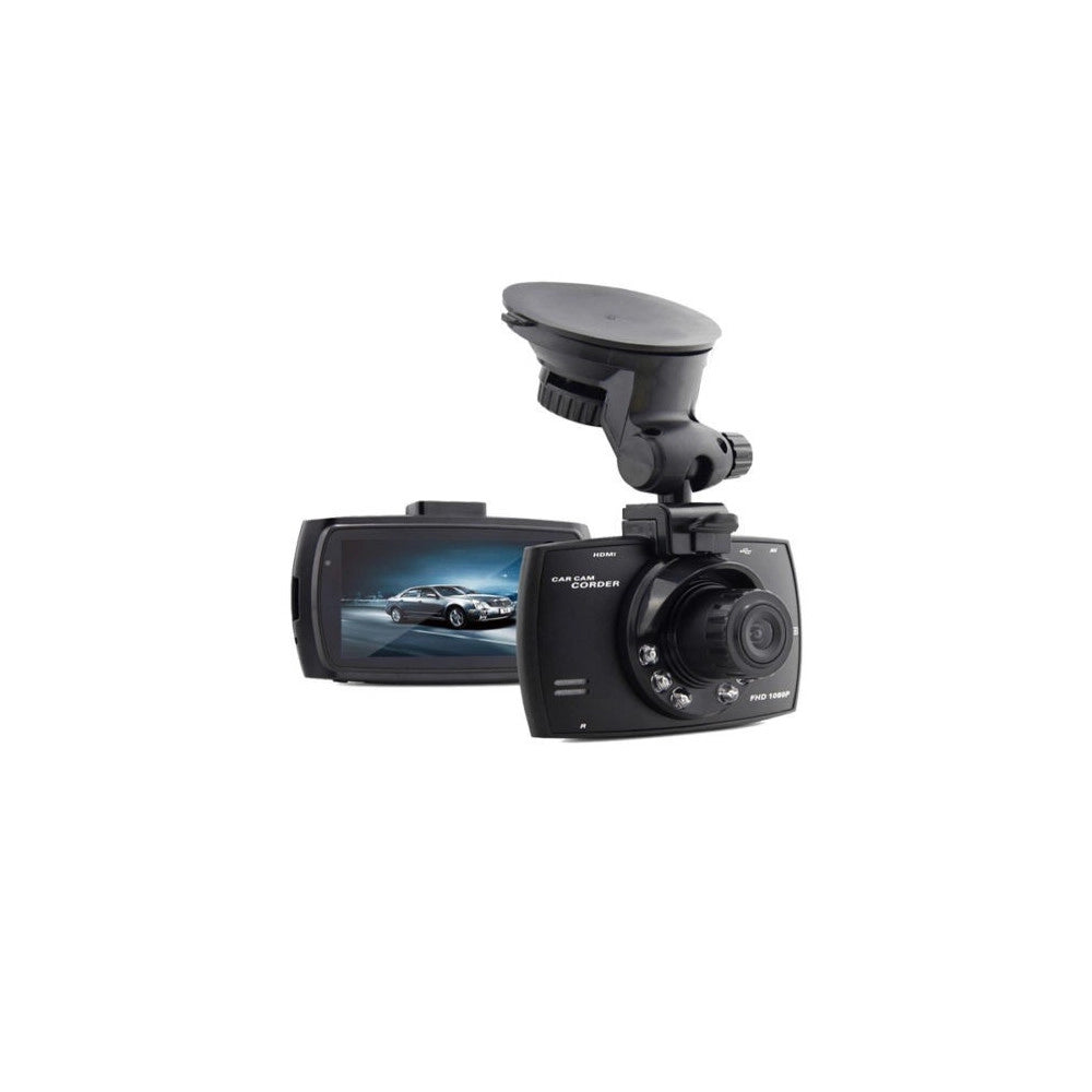 Trade Shop - Mini Dvr Telecamera Videoregistratore Auto Hd Monitor Lcd 2.7 Video 6 Led Webcam -
