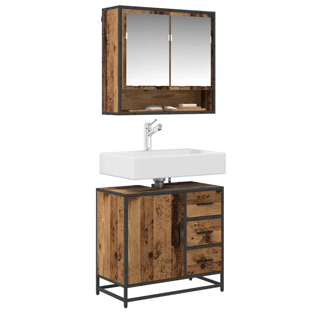 Mobile da Bagno Legno vecchio 65 x 33 x 60 cm Legno multistrato