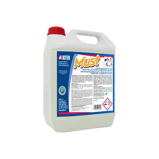 Must 5 Kg, Supersgrassante Pulizie Fondo in Industrie Agroalimentari HACCP | Kiter