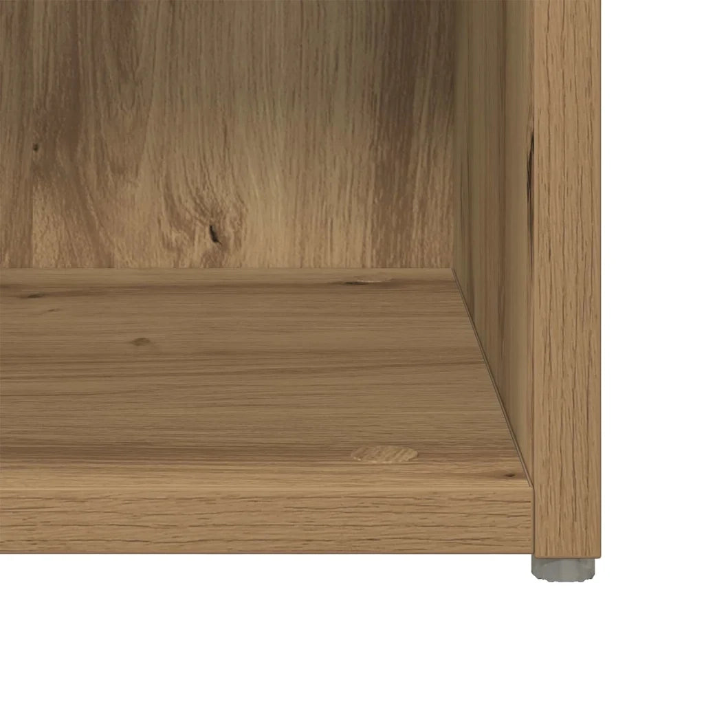 vidaXL Mobile TV 2 pcs Marrone 37 x 35 x 37 cm Legno multistrato