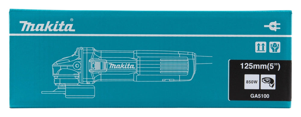 Smerigliatrice angolare Makita GA5100 125 mm 850W – Velocità variabile