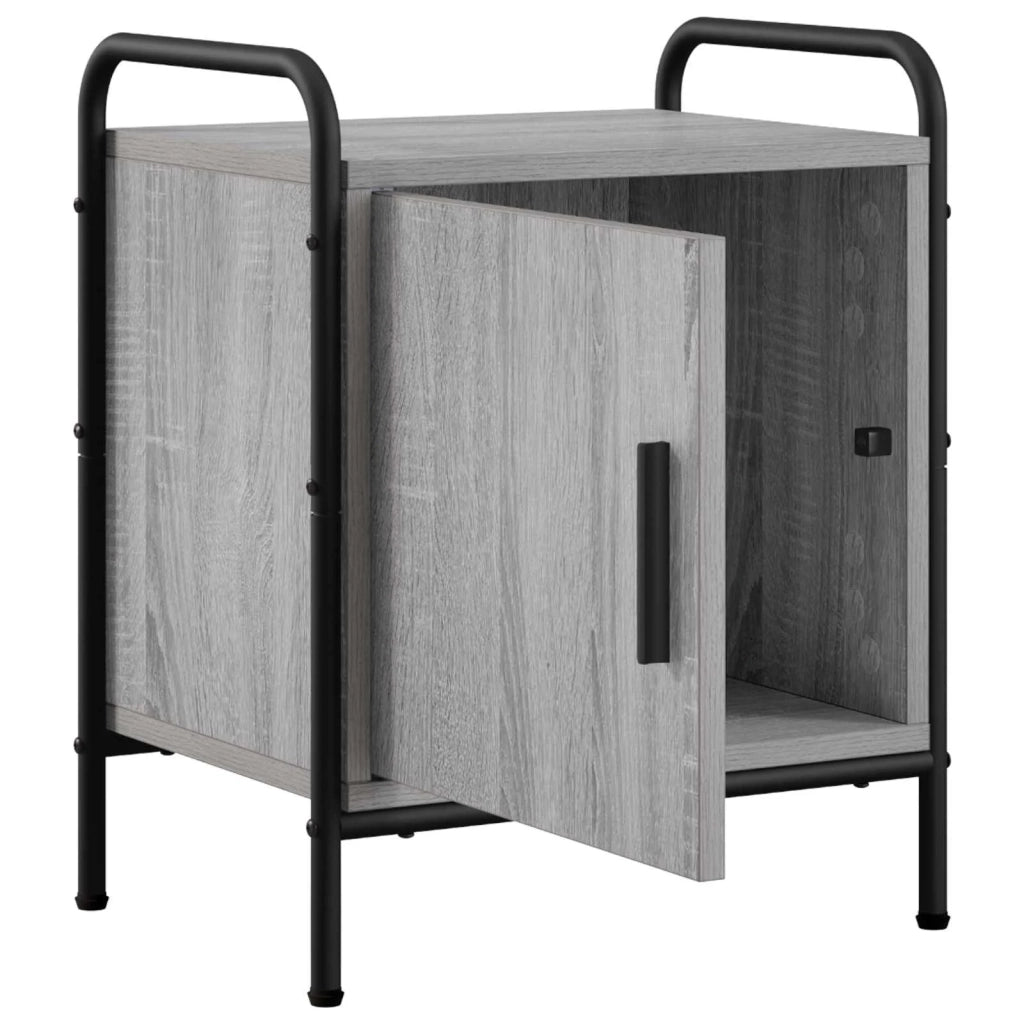 Armadio da Notte 2 pz Sonoma grigio 40 x 30 x 50 cm 8013525