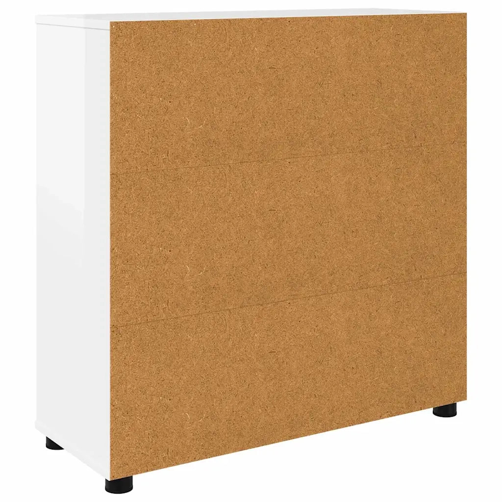 Armadio Bianco Lucido 80 x 31 x 81 cm Legno multistrato 888851