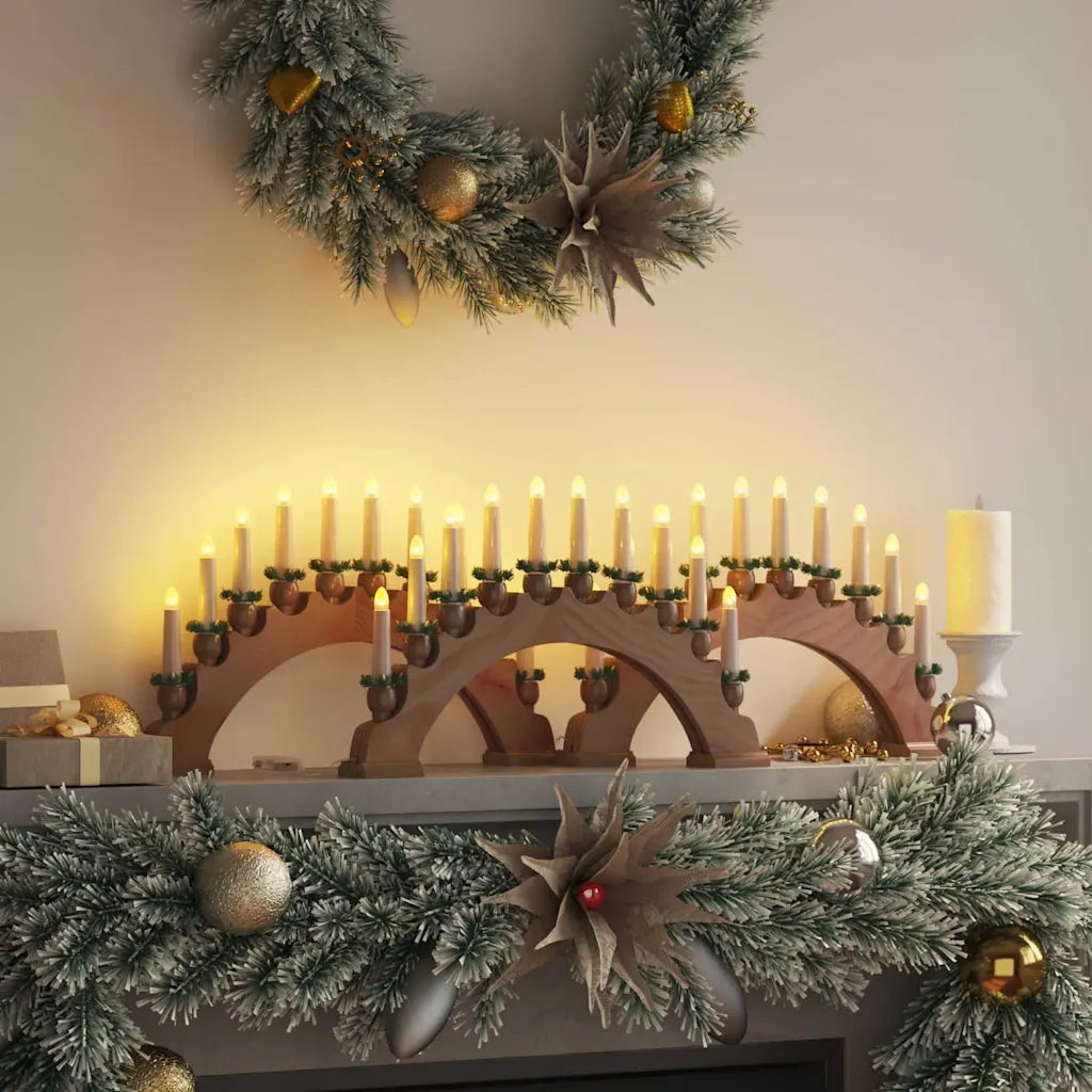 Arco di Candele di Natale con 10 Candele LED 3 pz LED 42019708