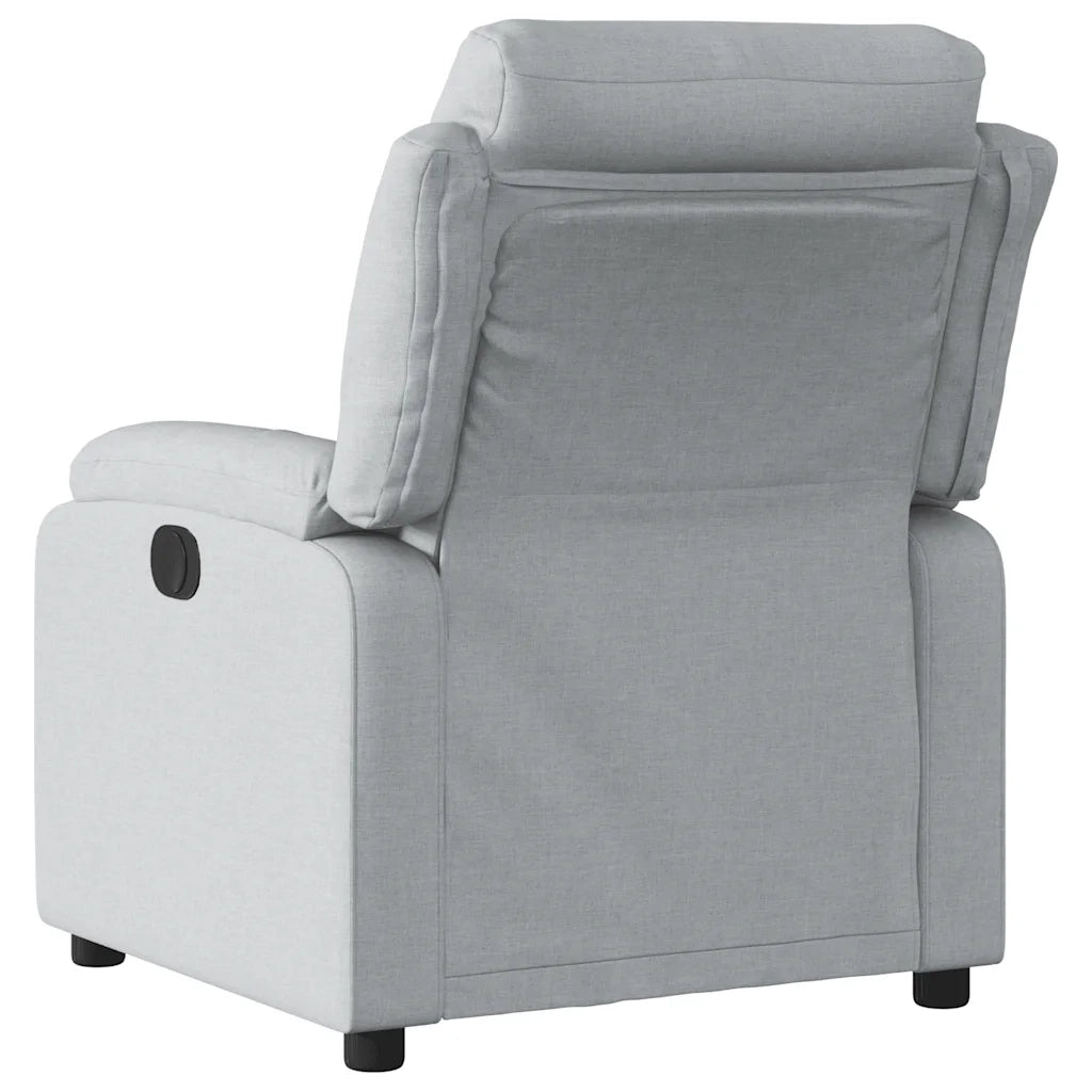 Divano Sedia-Poltrona reclinabile in tessuto grigio chiaro 566910
