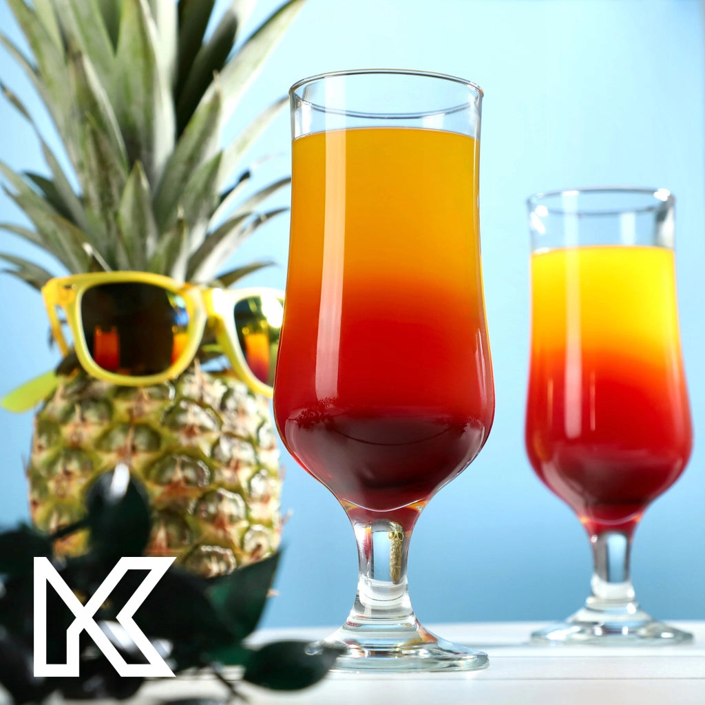 Bicchieri KADAX per bevande, cocktail, bibite, birra, acqua, 370 ml, set da 6
