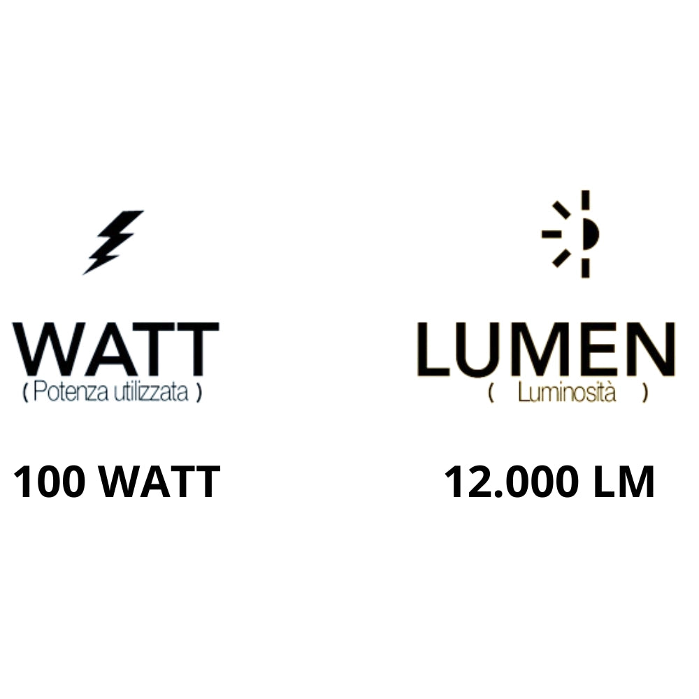 Armatura stradale led slim modello highway ip65 temperatura di luce 4000k watt 100 watt
