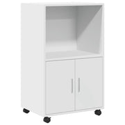 Mobile con Ruote Bianco 55x40x91 cm in Truciolato CFW8548990