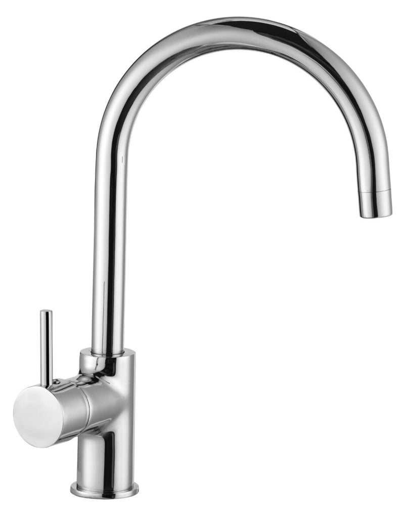 Miscelatore rubinetto monocomando per lavabo cucina canna alta cromato Art.69145