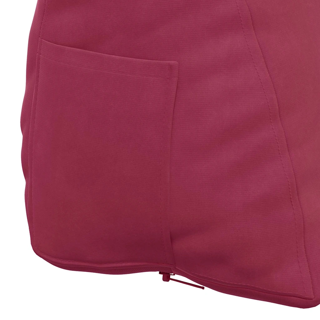 Cuscino per Schiena | Cuscino dorsale Rosso Vino 45 x 20 x 35 cm Tessuto in Cords