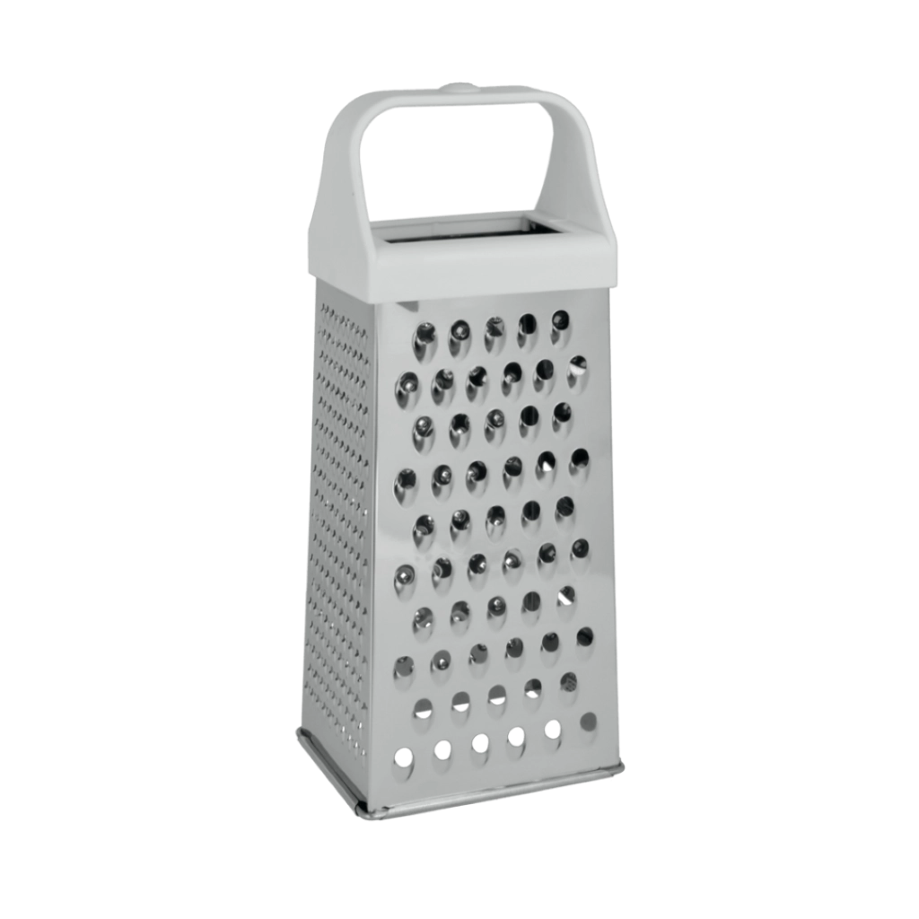 Grattugia Inox A 4 Lati Manico Plastica Abs Cm 11 - Metaltex