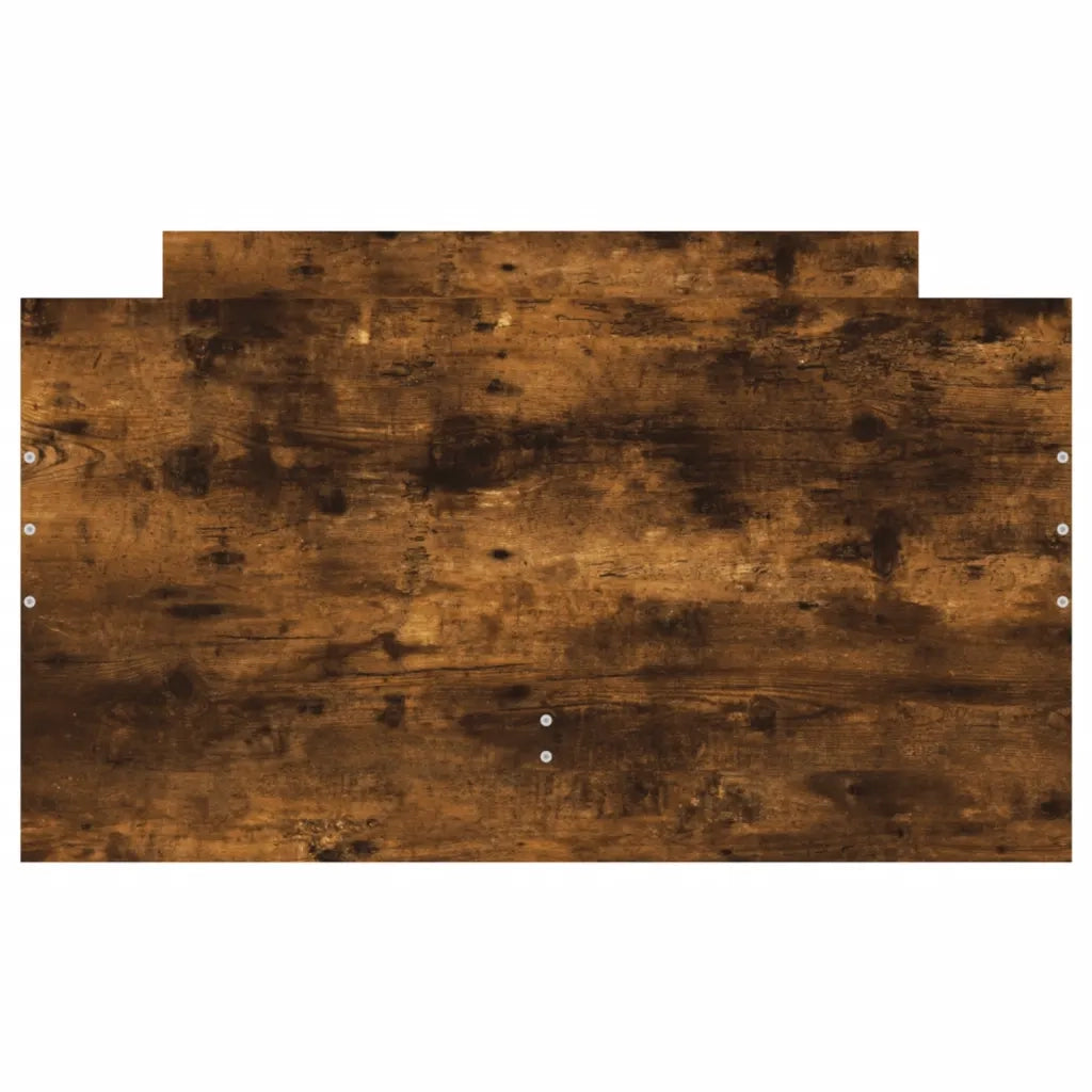 Giroletto con Cassetti-Struttura Letto con contenitore Rovere Fumo 100x200 cm 290119