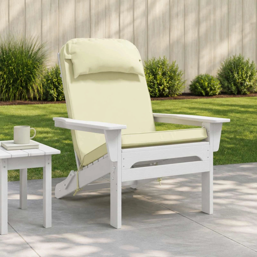 Cuscino per Lounger Sole 100% Poliestere Crema 55 x 124 x 5 cm 948169